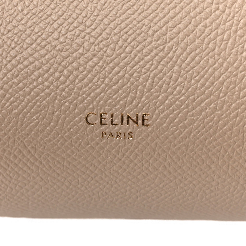 Grained Calfskin Micro Belt Bag Light Taupe