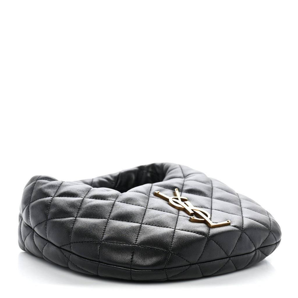 Lambskin Quilted Icarino Bag Black