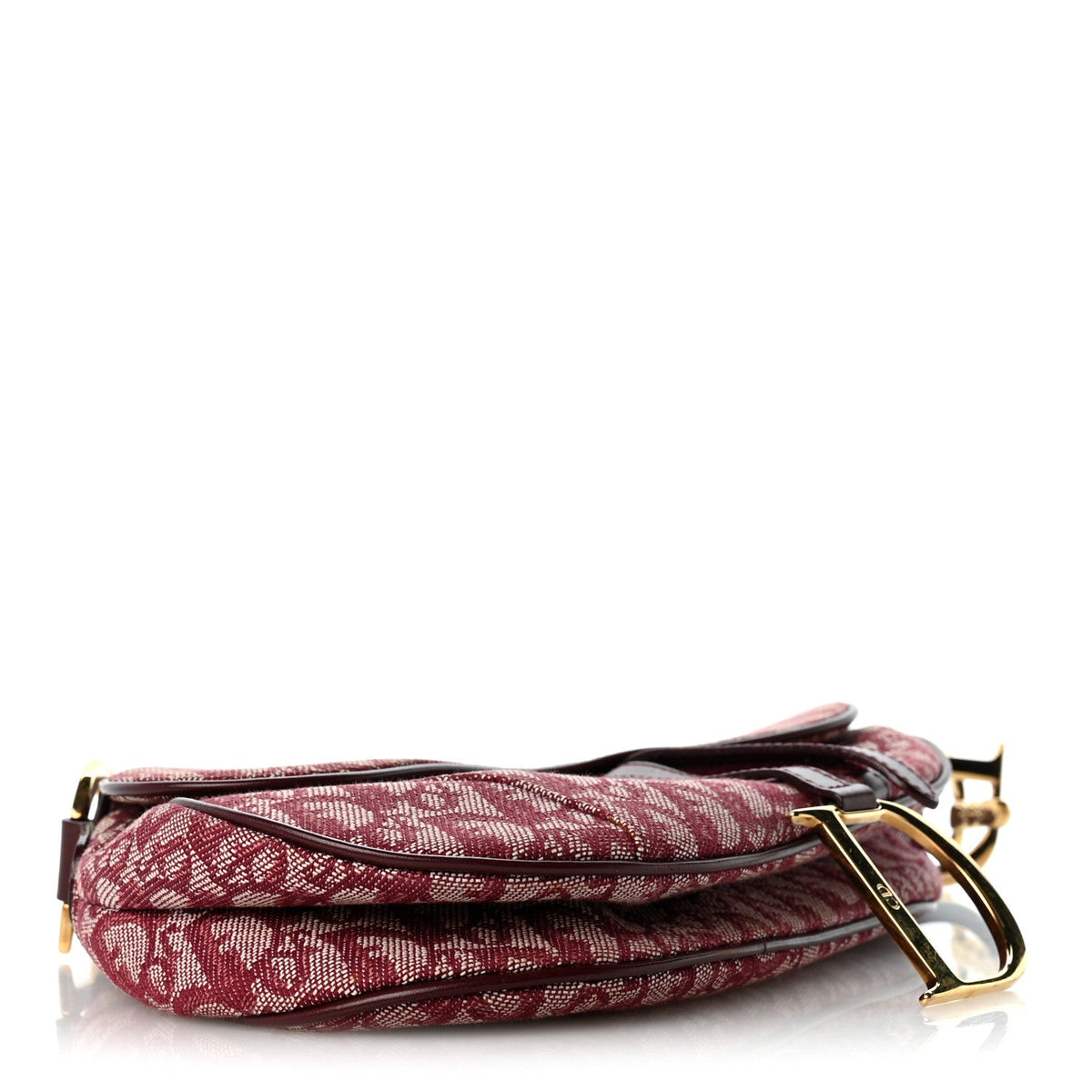 Monogram Saddle Bag Burgundy