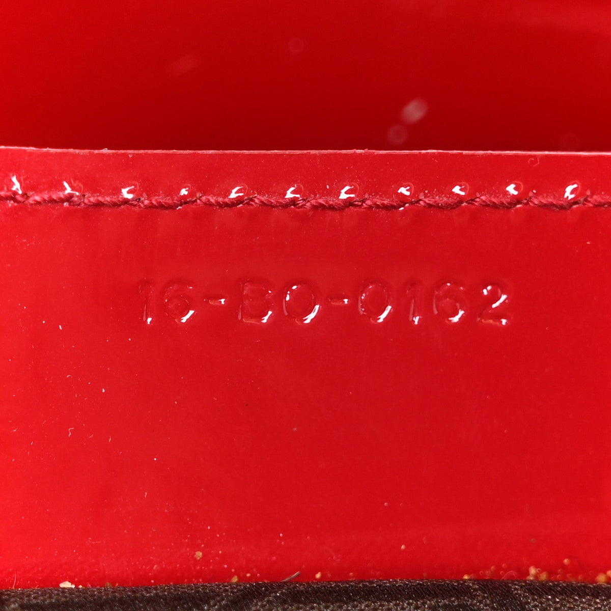 Patent Cannage Large Lady Dior Red