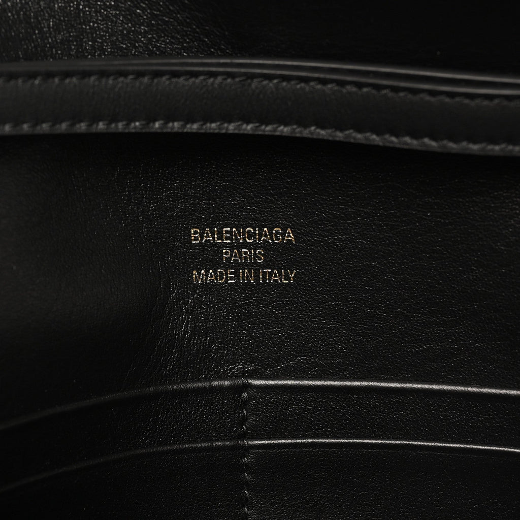 Smooth Calfskin Small Bel Air Clutch On Strap Black Black