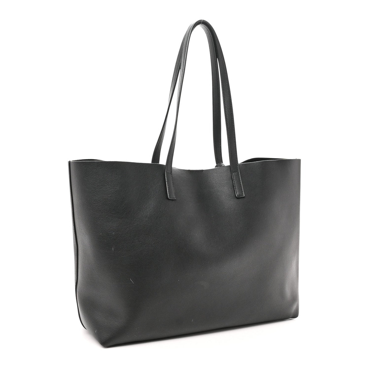 Calfskin Large Shopping Tote Black