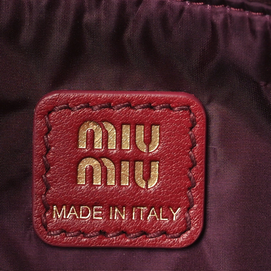 Gabardine Pouch Cerise Baltico