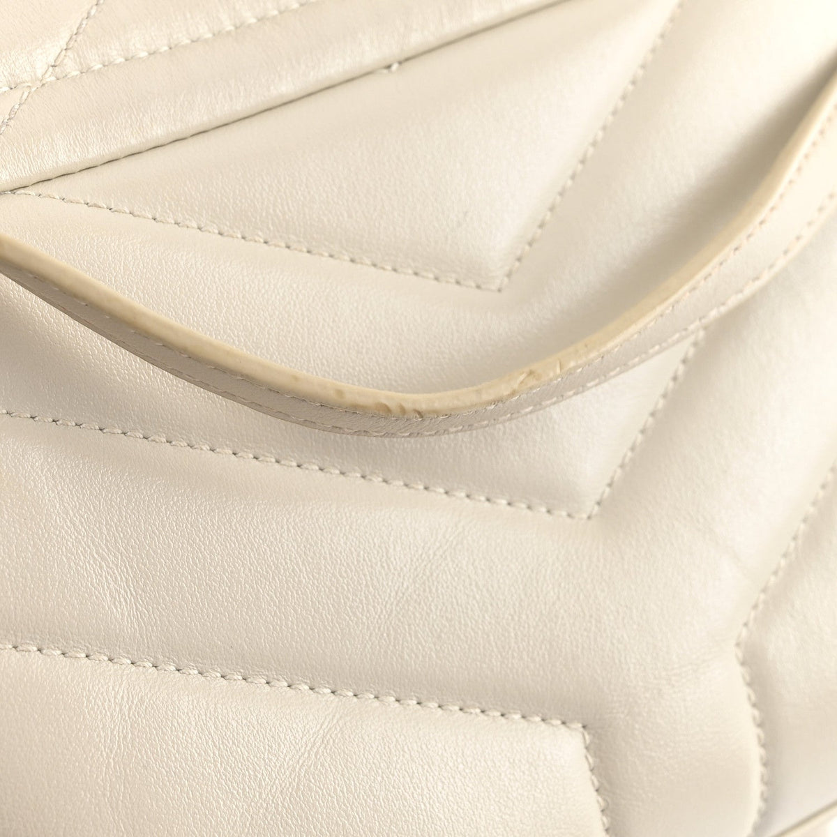 Calfskin Y Quilted Monogram Toy Loulou Crossbody Bag Crema Soft