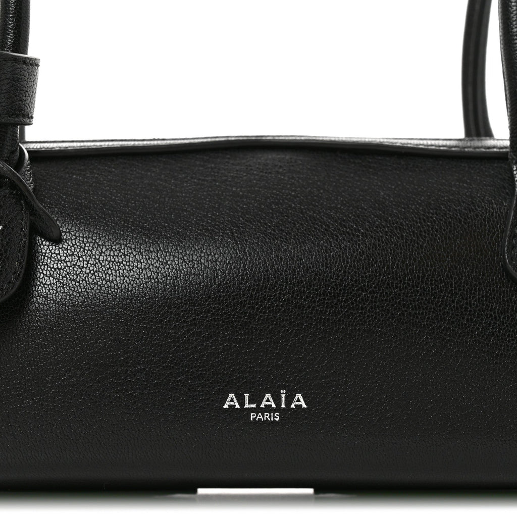 Shiny Goatskin Small Le Teckel Bag Black