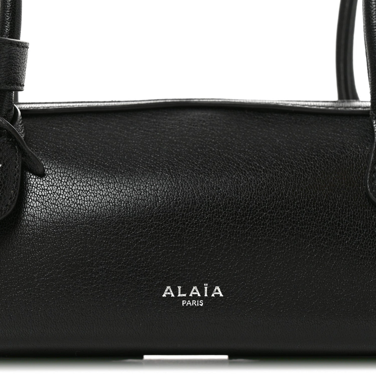 Shiny Goatskin Small Le Teckel Bag Black