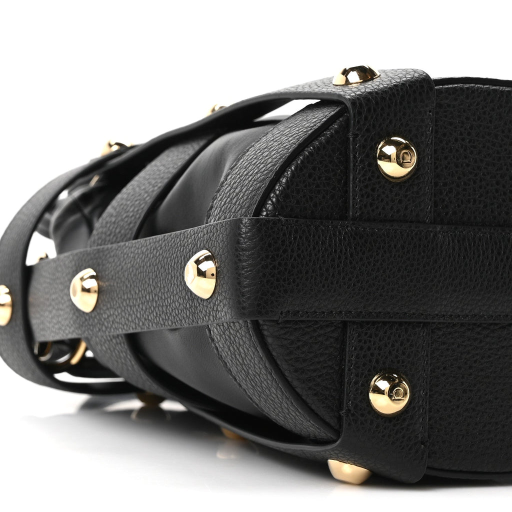 Calfskin Cage Bag Black