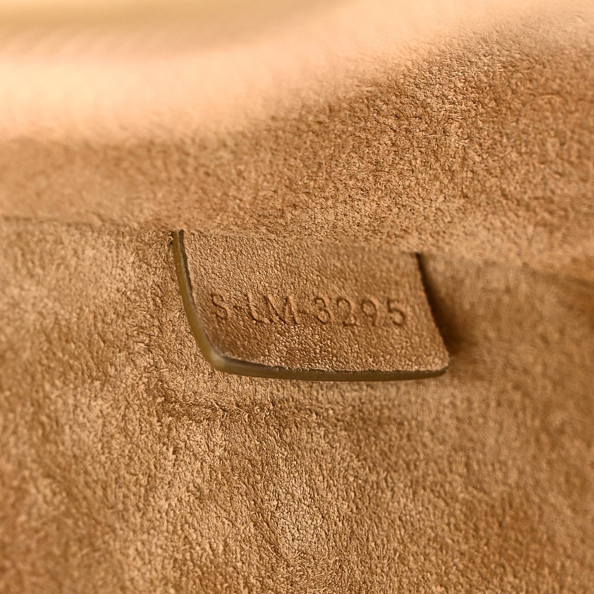 Suede Calfskin Large Lulu Shoulder Bag Beige