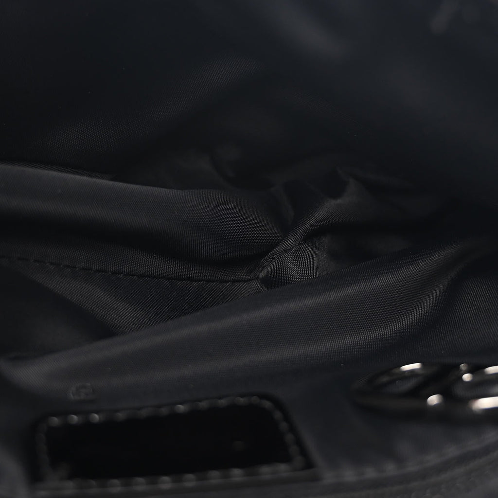 Nylon Saddle Bag Black