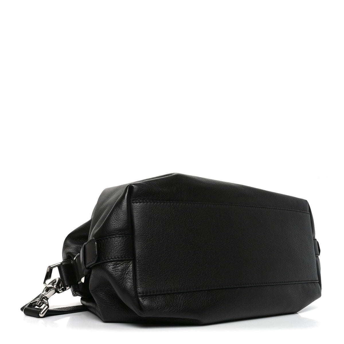Waxy Grained Calfskin Medium Nightingale  Black