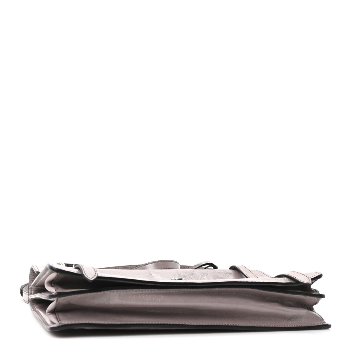 Glossy Calfskin Medium Sound Shoulder Bag Peltro