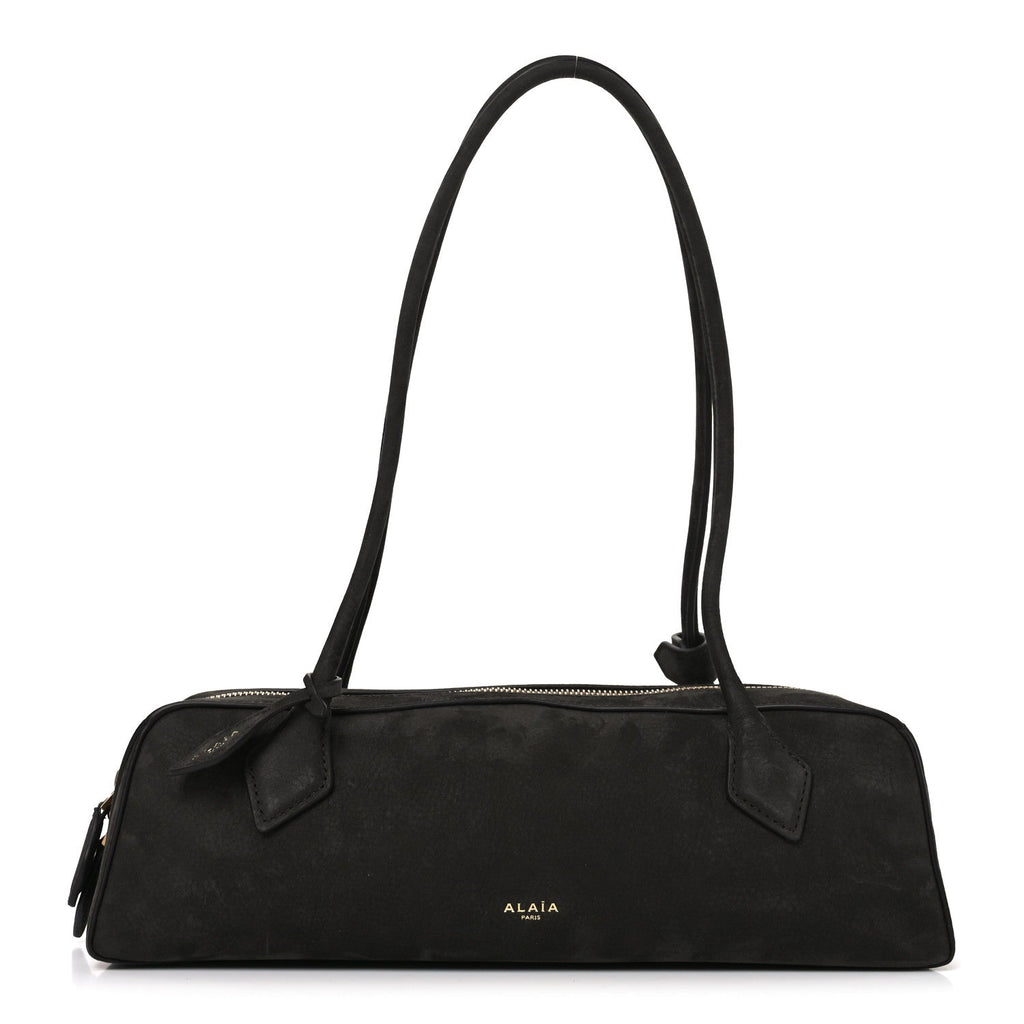 Nubuck Medium Le Teckel Bag Black Anthracite