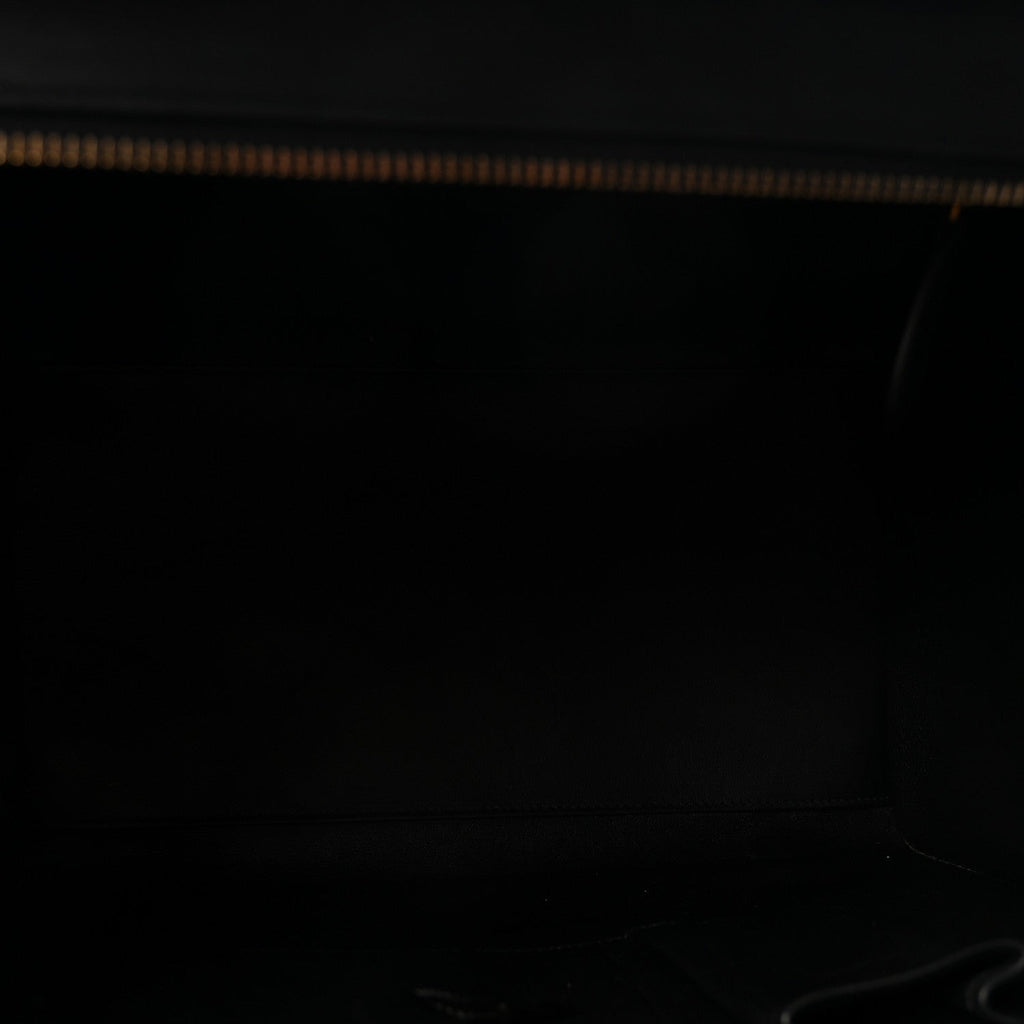 Smooth Calfskin Mini Luggage Black