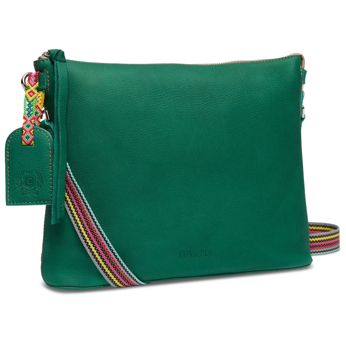 Teal Downtown Crossbody