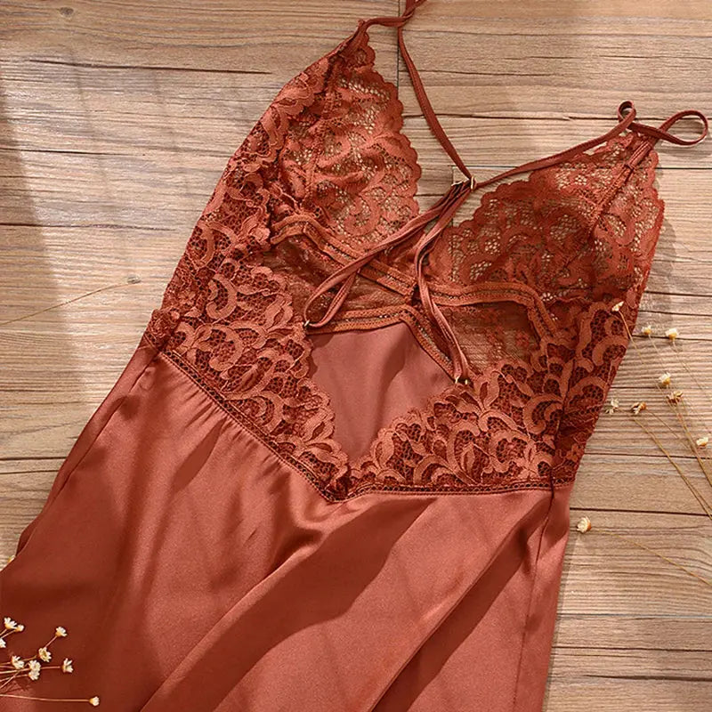 LacyMate™ Summer Satin Nightdress
