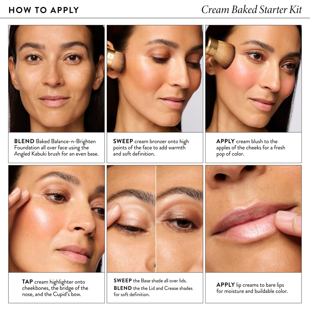 Hydrating Cream Color + Glow Palette Starter Kit (3PC)