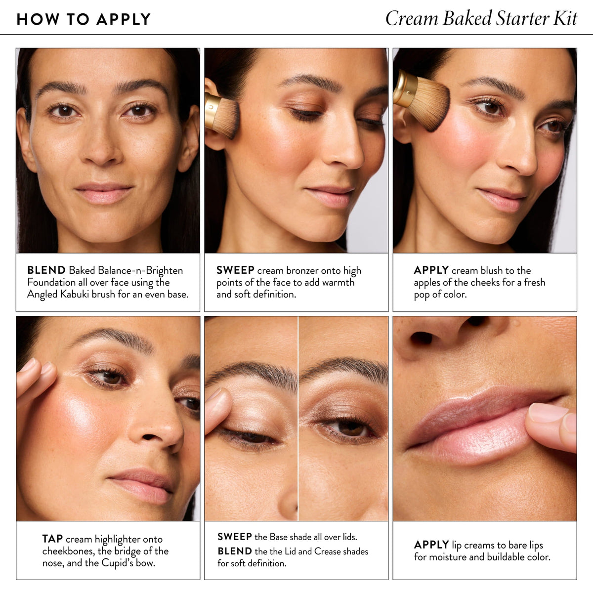 Hydrating Cream Color + Glow Palette Starter Kit (3PC)