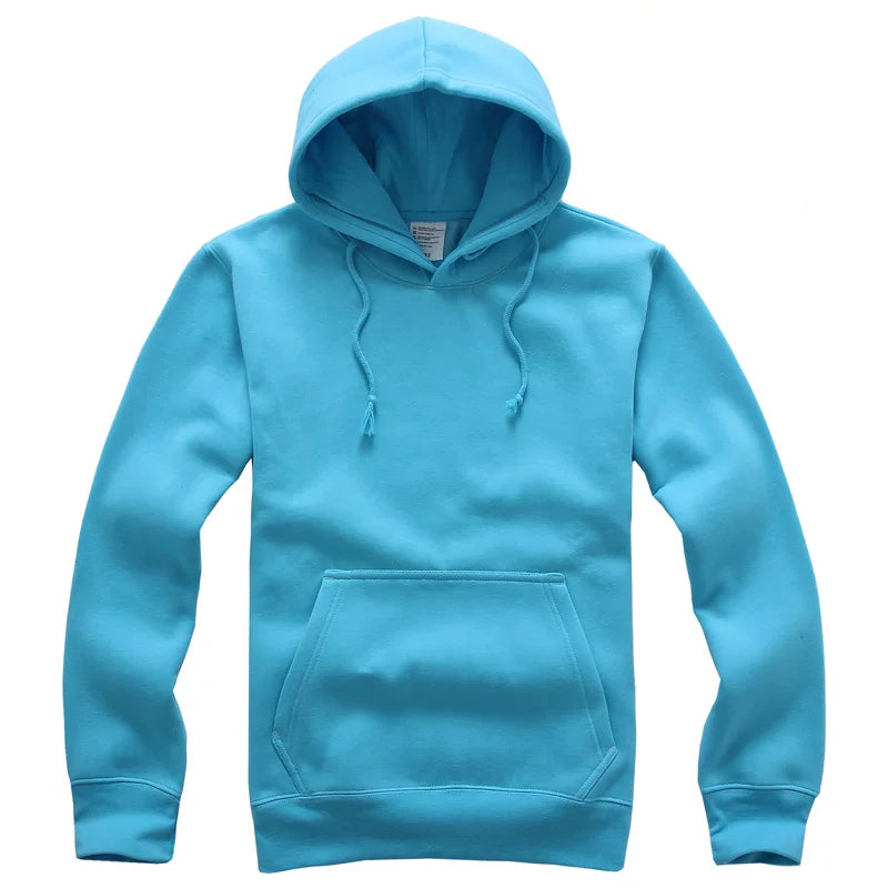 European and American hooded solid color hoodie men's hip-hop loose plus size cyberpunk ninja thick pullover sports hoodie trend