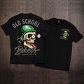 European and American dark motorcycle Amikaji heavyweight vintage rock band retro American street loose short sleeved T-shirt