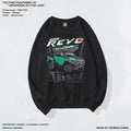 Dark Rock Trendy Brand Punk Harajuku Wind Off Road Racing Motorcycle Printed Men's Hoodie Original Hong Kong Style Trendy Men