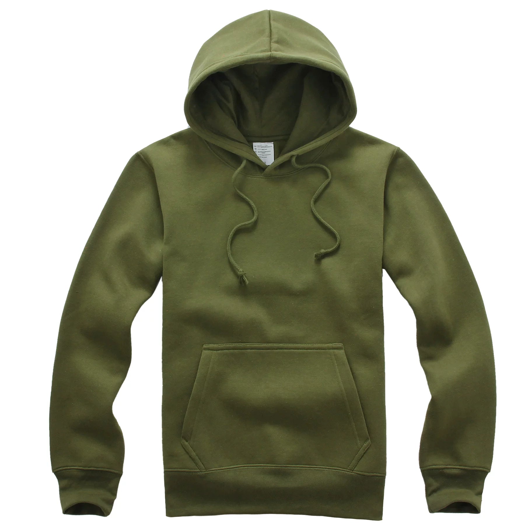 European and American hooded solid color hoodie men's hip-hop loose plus size cyberpunk ninja thick pullover sports hoodie trend