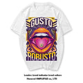 Fashion Trend Hip Hop Rock Undead Big Tongue Original Design Heavy Metal American Street Trendy Brand Short Sleeve T-shirt