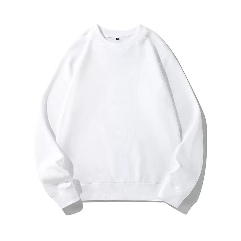 European and American hooded solid color hoodie men's hip-hop loose plus size cyberpunk ninja thick pullover sports hoodie trend