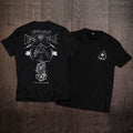 European and American style skull motorcycle street West Coast motorcycle rider MOTO pure cotton short sleeved T-shirt stylish men