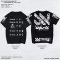 Future City Functional Style Cyberpunk 2077 Sci Fi Trendy Brand Avant garde Men's Underground Electronic Audio Trendy Short Sleeve T-shirt