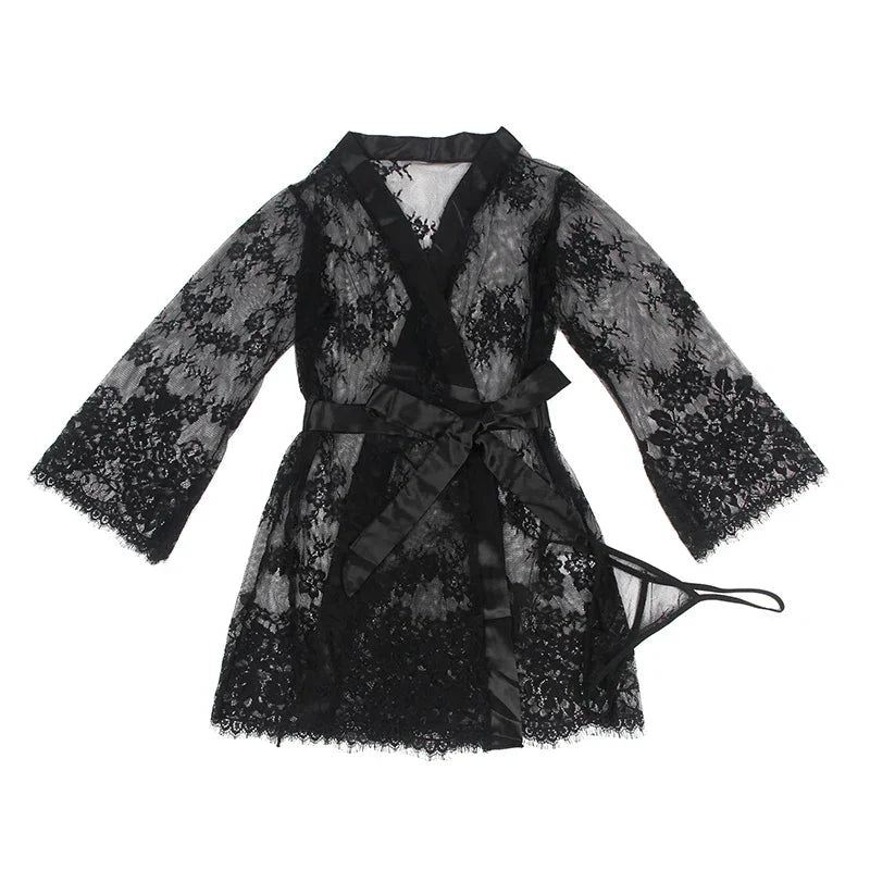 LacyMate™ Plus Size Lace Babydoll
