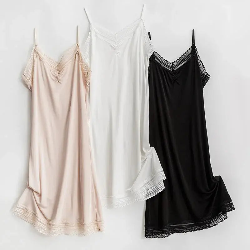 LacyMate™ Premium Mulberry Silk Lace Slip