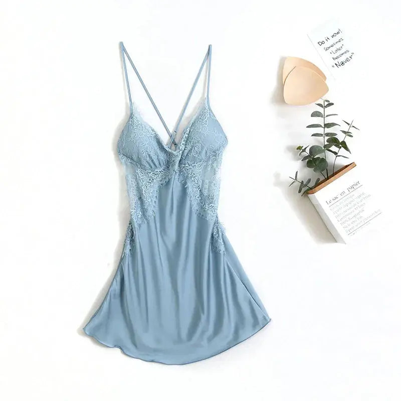 LacyMate™ Sheer Lace Nightdress