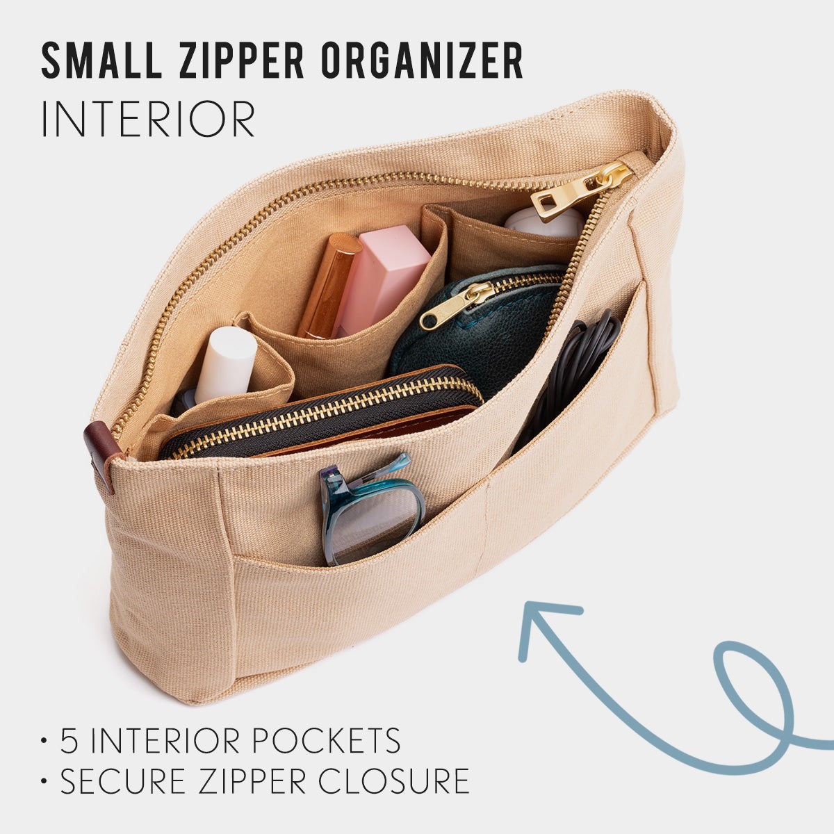 Canvas Purse Organizer
