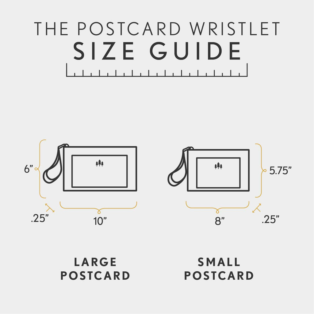 Postcard Wristlet