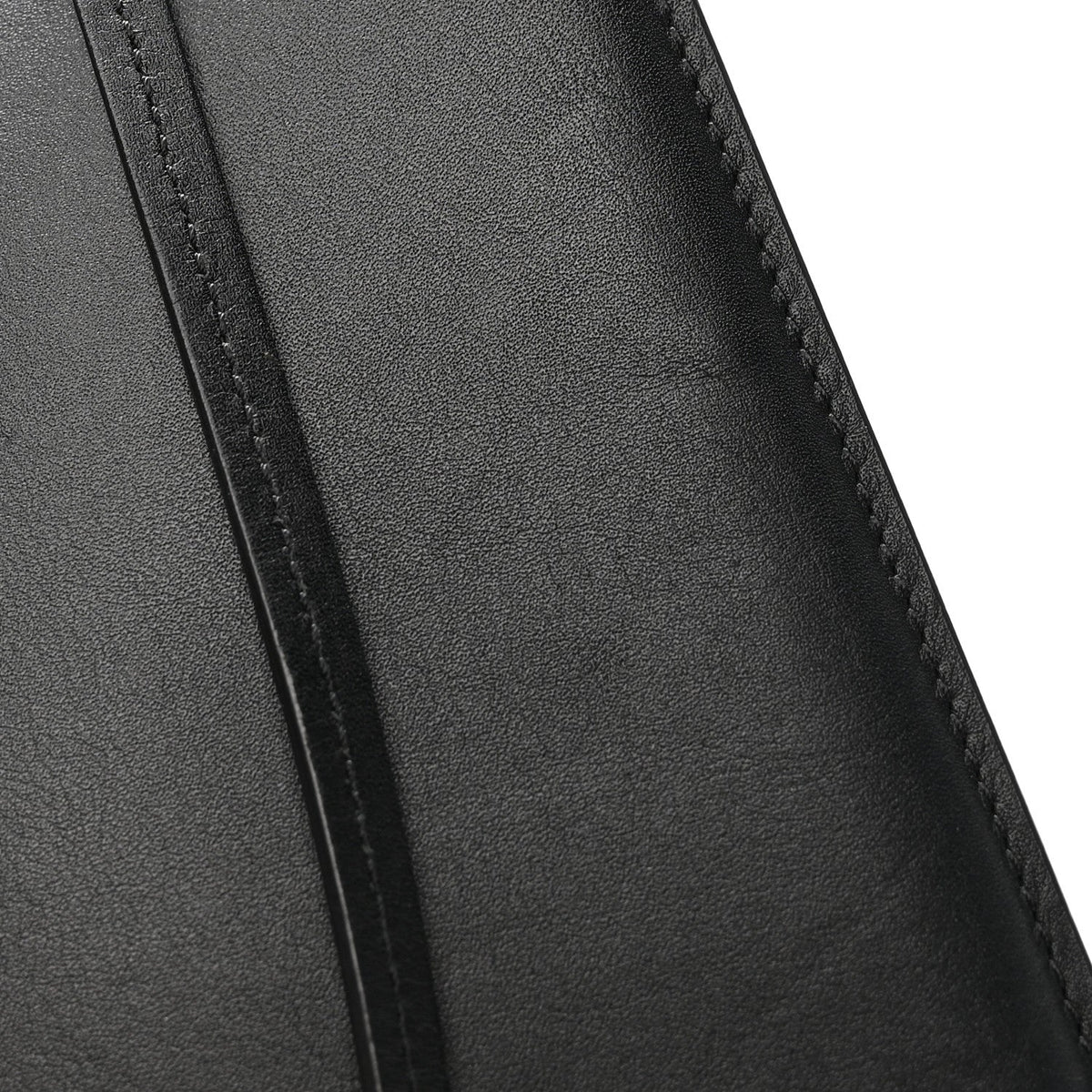 Smooth Calfskin Medium Clasp Shoulder Bag Black