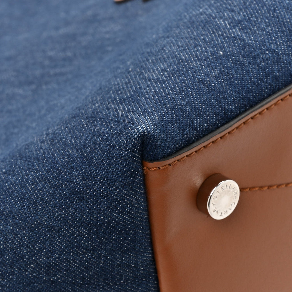 Denim Logo Tote Blue