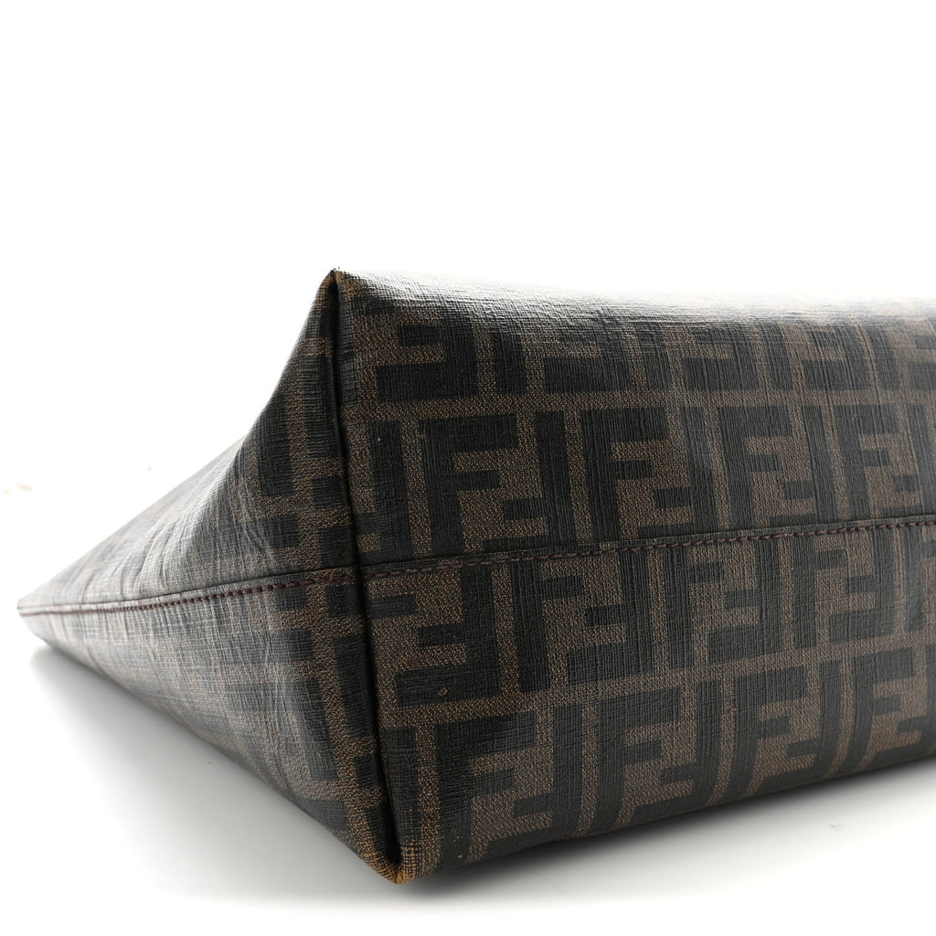 Zucca Spalmati Medium Roll Tote Tobacco Fuxia
