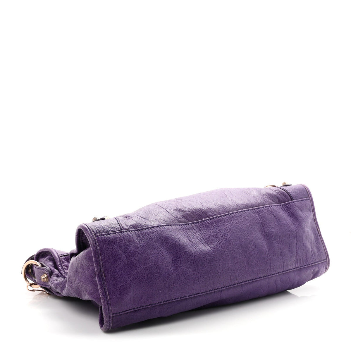 Agneau Giant 12 Rose Gold Hardware City Dark Violet