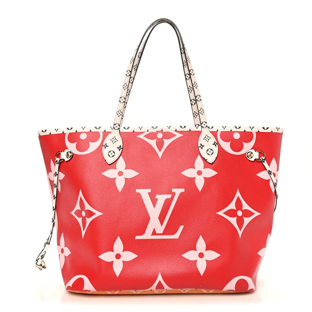 Monogram Giant Neverfull MM Rouge