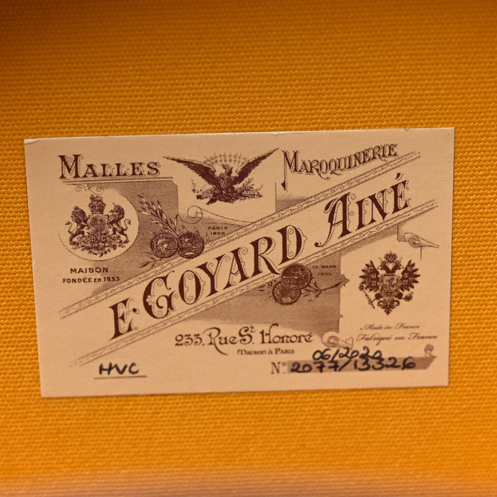Goyardine Alto Hatbox Burgundy