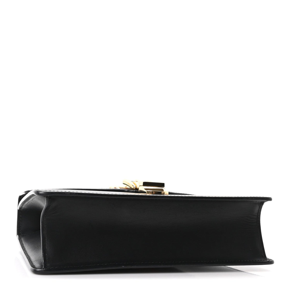 Calfskin Small Sylvie Shoulder Bag Black