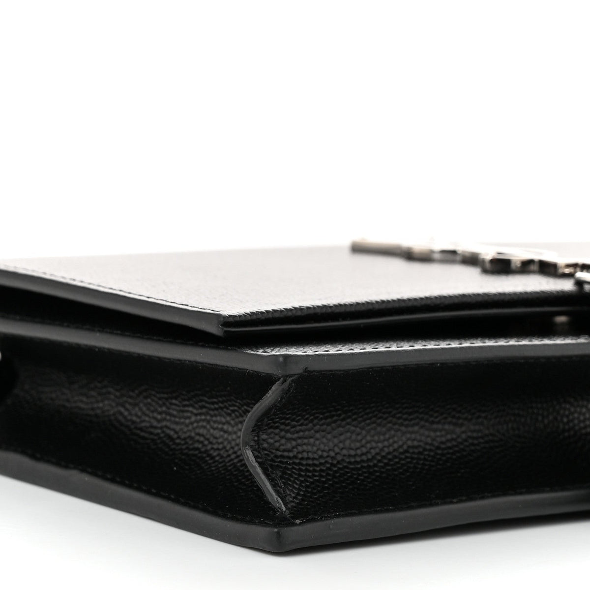 Grain De Poudre Classic Monogram Kate Tassel Chain Wallet Black