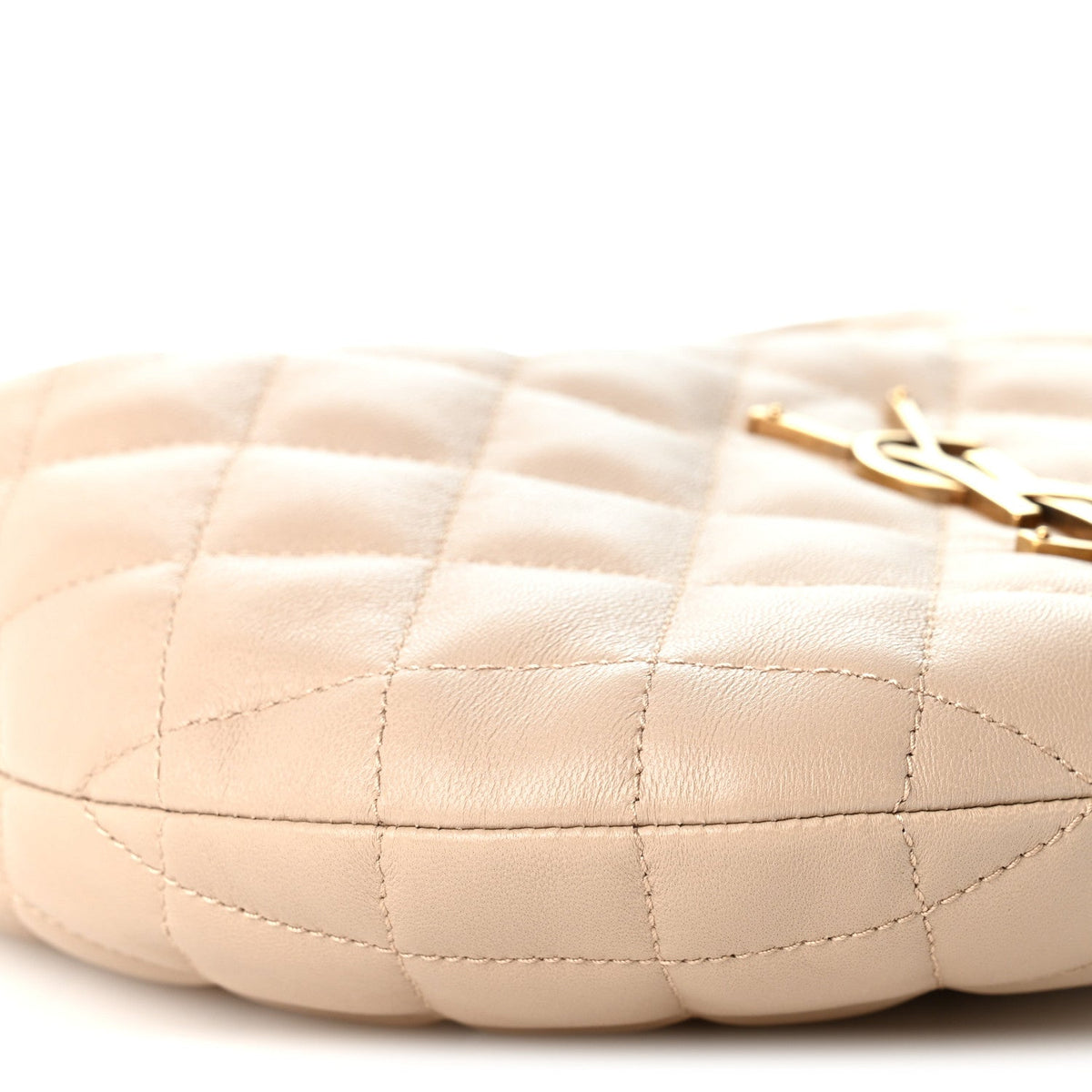 Lambskin Quilted Icarino Bag Dark Beige