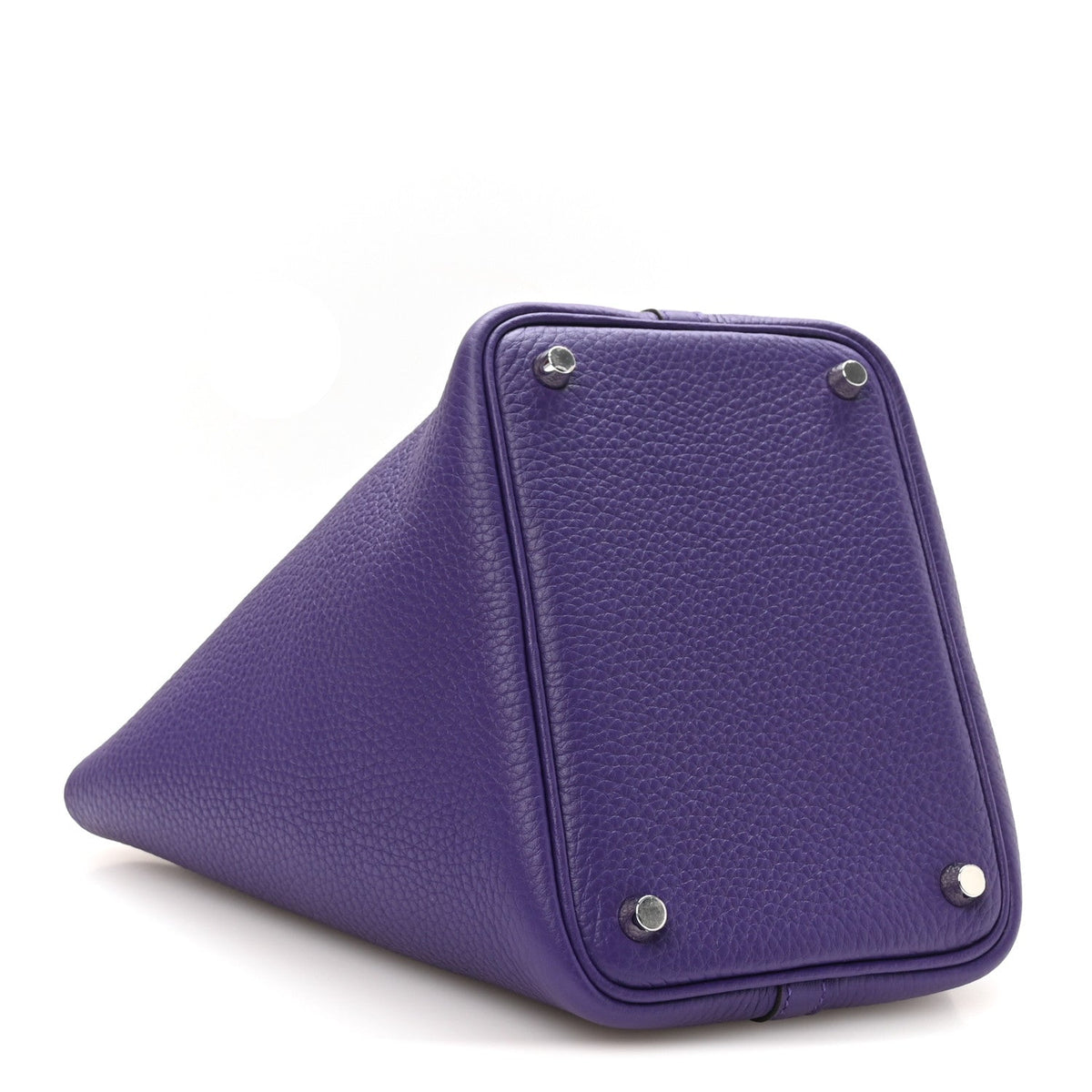 Taurillon Clemence Picotin Lock 18 PM Purple