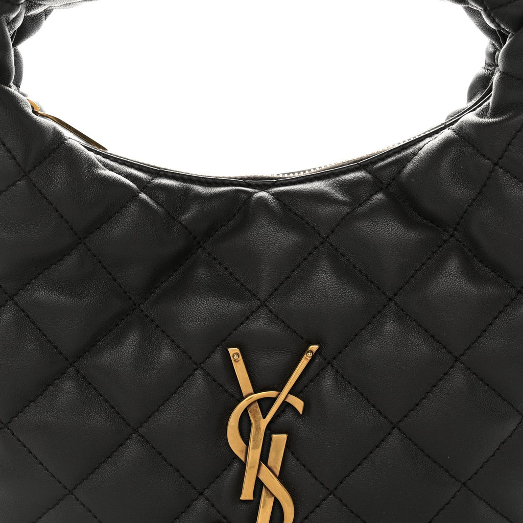 Lambskin Quilted Icarino Bag Urban Grey