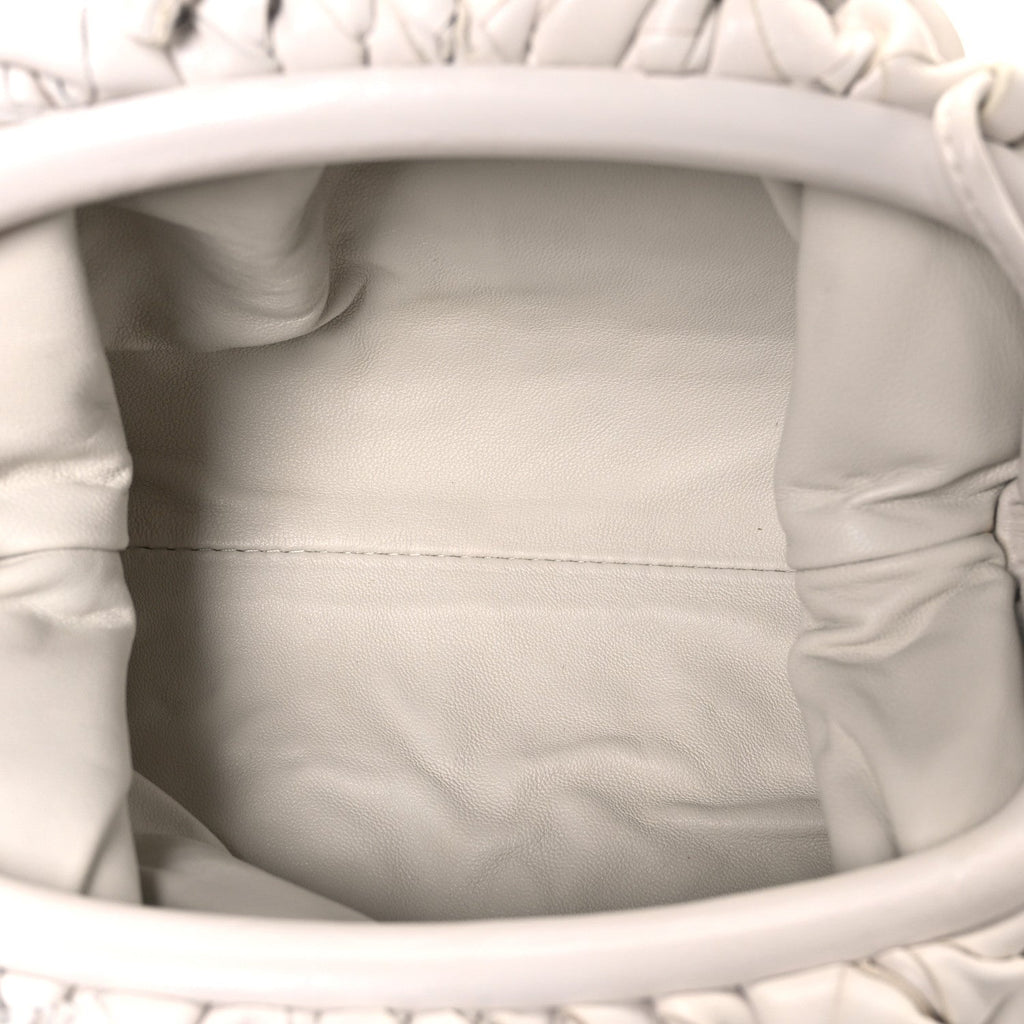 Nappa Intrecciato The Mini Pouch Chalk