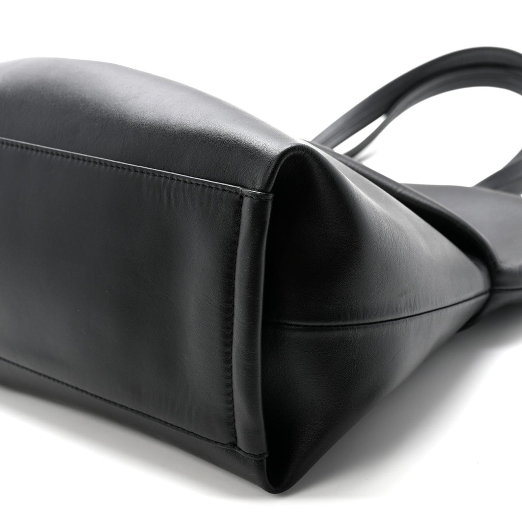 Calfskin Judy East West Tote Black