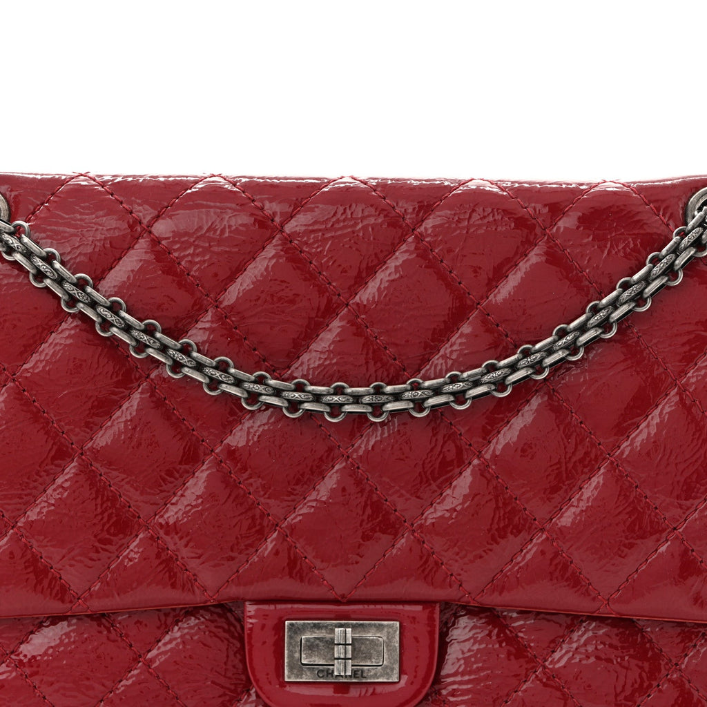 Patent Quilted 2.55 Reissue 226 Flap Red