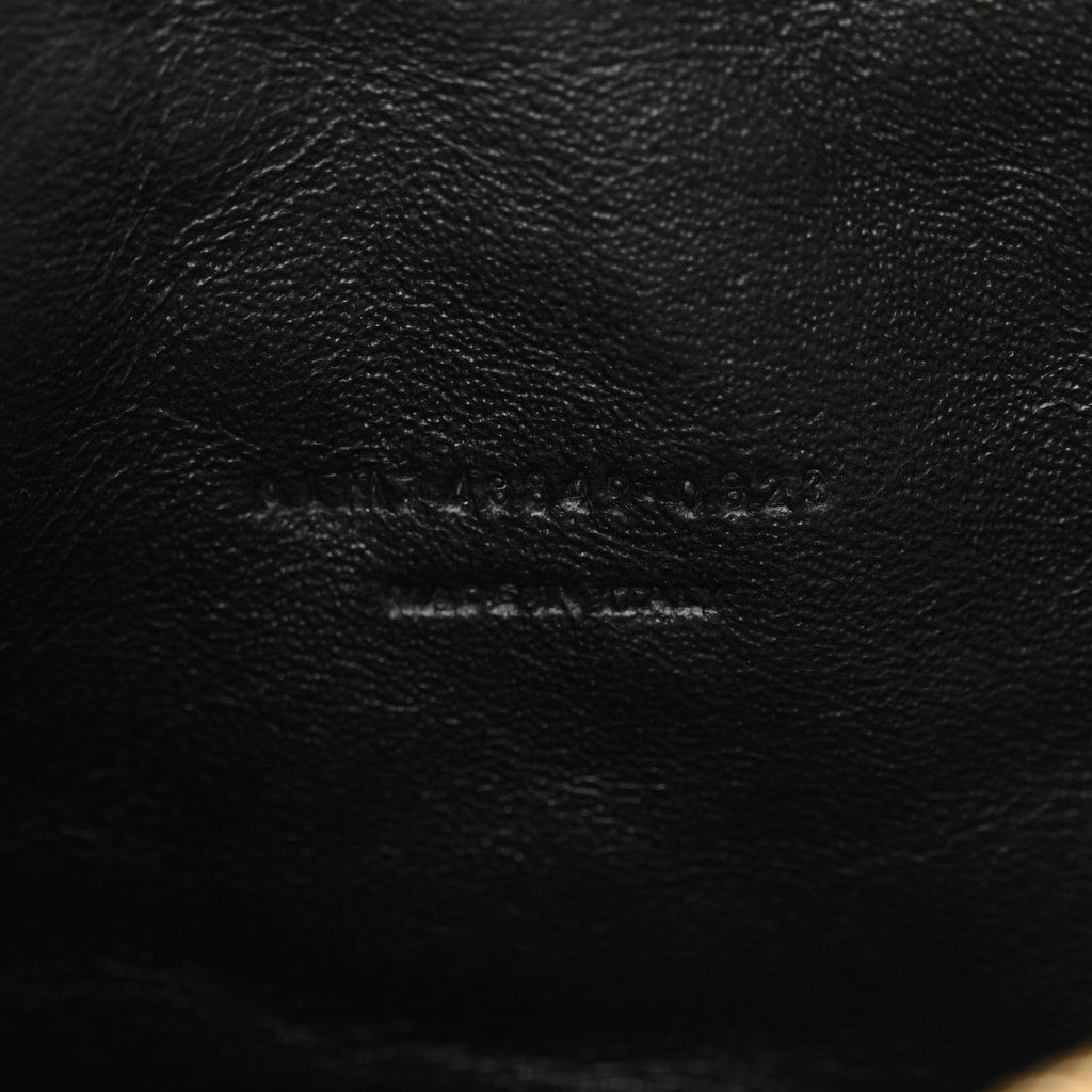 Suede Matelasse Monogram Mini Lou Camera Bag Matte Gold