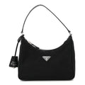 Tessuto Nylon Saffiano Mini Re-Edition 2005 Bag Black